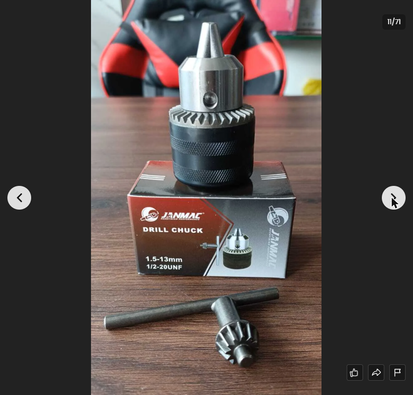 Janmac drill chuck with key — Maimoon Hardware Kondhwa Pune