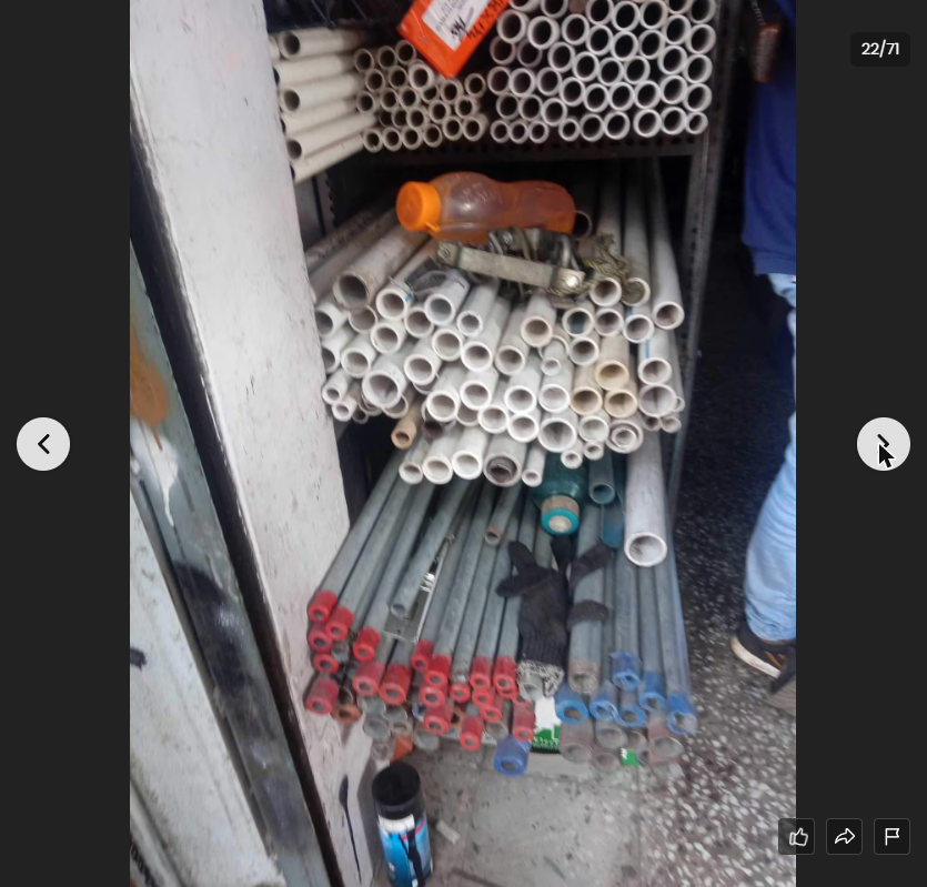 PVC pipes on shelf — Maimoon Hardware Kondhwa Pune